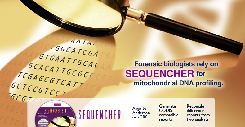 Gene Codes Forensic Biology Sequencher